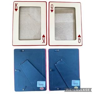 ❤️ King & Queen Retro Style Two Photo Frames ❤️